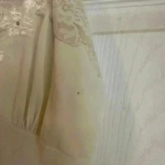 Vintage Aristocraft Slip Nightgown Sleepwear Adjustable Strap Floral Lace Sz 32 - Picture 5 of 6